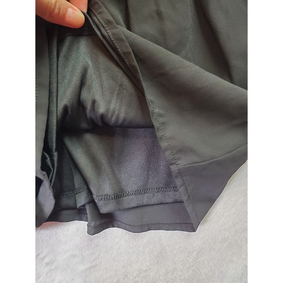 Meraki Romper Women Size XL Black Floral Lace Lined Nylon Round Neck Back Zipper - Picture 7 of 9